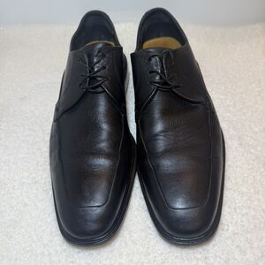 Cole Haan NikeAir C09423 Men's Black Leather Apron Toe Dress Oxfords - Size 10M